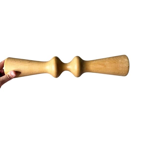 Vintage Ma Wooden Roller Solid Wood - Picture 1 of 4